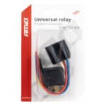 Releu auto cu 5 pini, 12V, 40A + Mufa releu cu cabluri