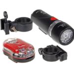 Kit Lampa LED bicicleta Fata + Spate MCE38 SUPERBRIGHT