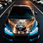 Folie Capota Auto "Hood Art" rezistenta la exterior, marime L (180 x 130cm) - Cod: AVX-CAPOTA-029L