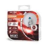 Set 2 becuri auto cu halogen Osram H1 12V 55W P14,5s Night Breaker Unlimited +150%