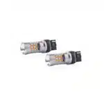Set becuri auto cu LED CANBUS compatibil W21W T20 24 SMD 6.2W Orange 12/24V, destinat competitiilor auto sau off-road