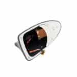 Antena auto activa AM - FM tip "SHARK TAIL" culoare ALB