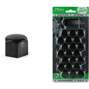 J TEC – Set capace prezoane 21 mm, culoare Negru