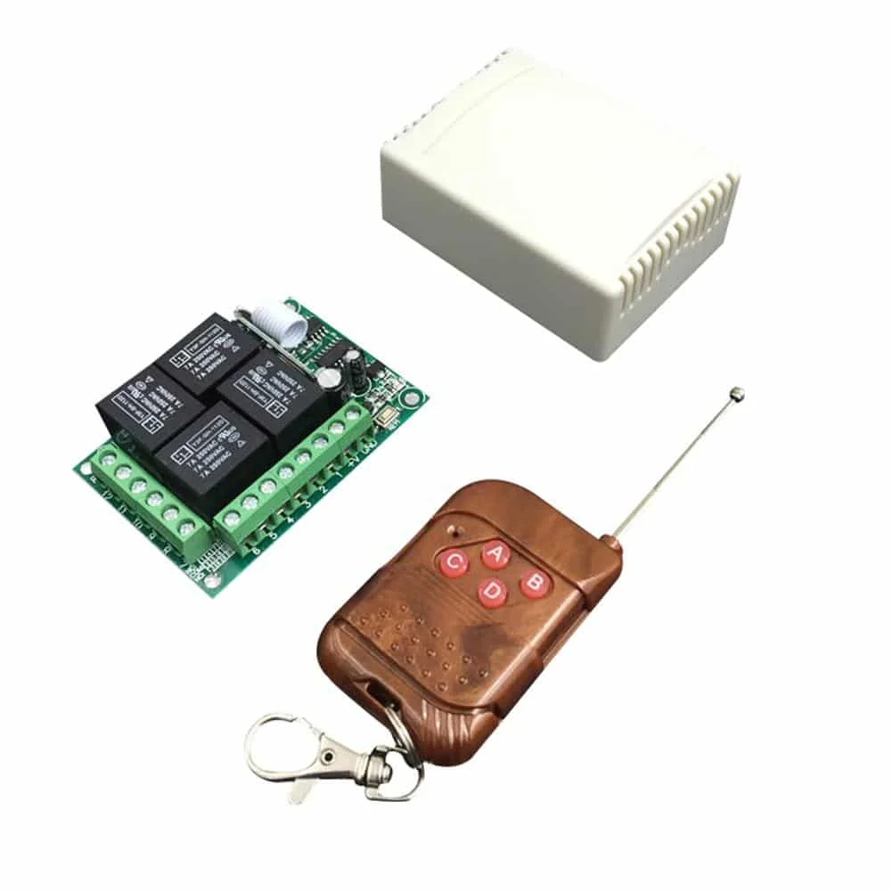 AVEX – Kit Telecomanda + Receptor cu 4 canale pentru automatizari (tip2)