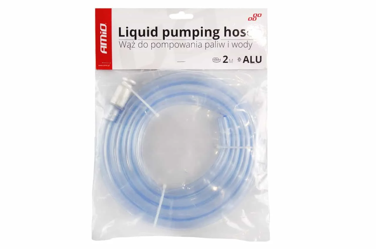 AMIO – Furtun combustibil cu diuza din aluminiu, lungime 2m