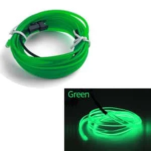 AVEX – Fir Neon Auto "EL Wire" culoare Verde, lungime 1M, alimentare 12V, droser inclus