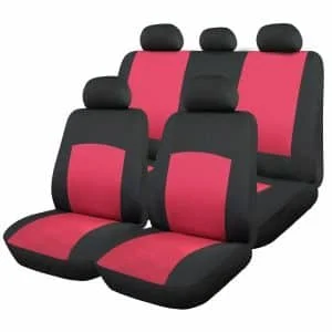 AVEX – Huse Scaun Auto, 9 piese, universale, culoare Rosu Negru