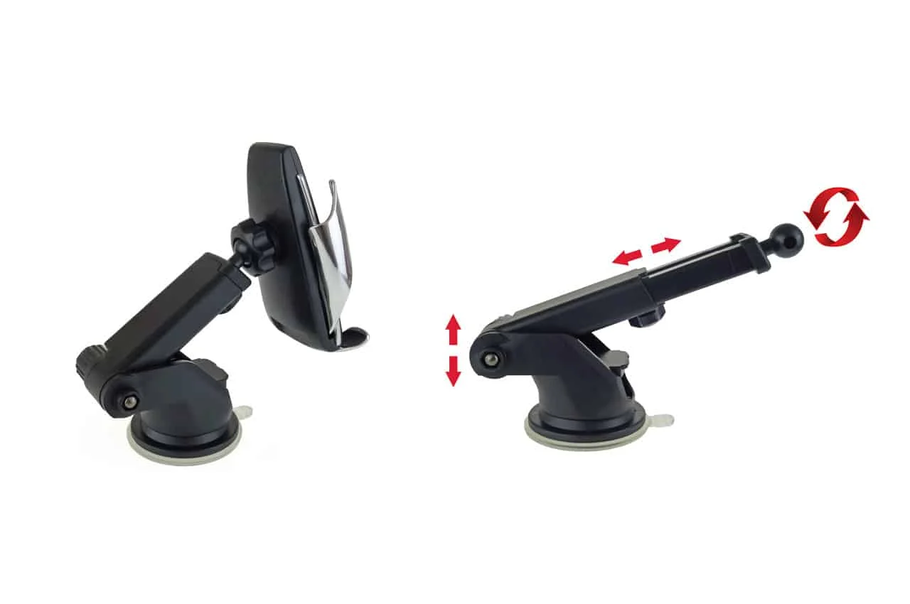 AMIO – Suport auto inteligent pentru telefon cu incarcare wireless PHW 01