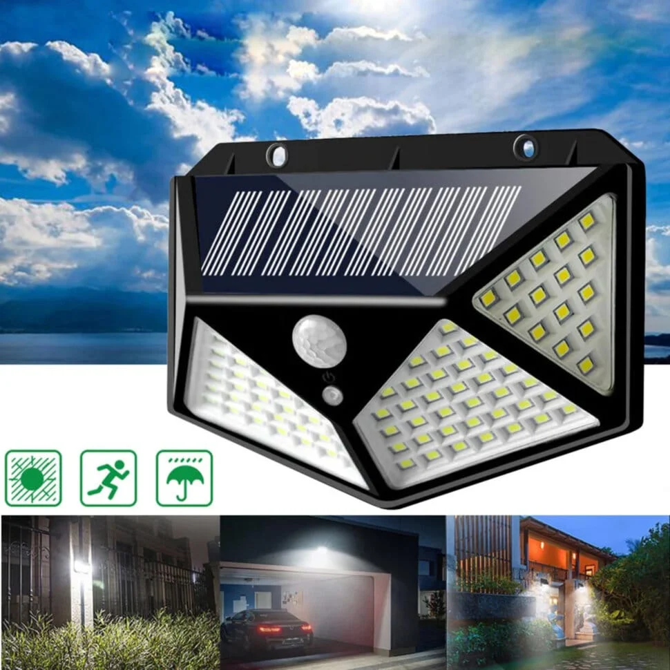 AVEX – Lampa Solara LED cu senzor crepuscular si senzor de miscare
