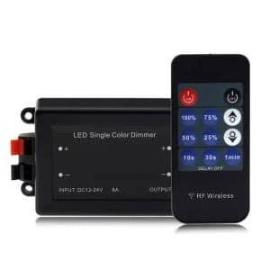 AVEX – Dimmer / comutator wireless pentru Banda LED cu Telecomanda, 12V 24V