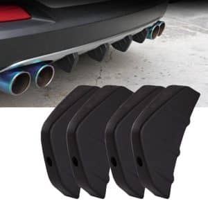 AVEX – Set 4 ornamente Tuning tip "SPLITTER" pentru bara spate, culoare Neagra