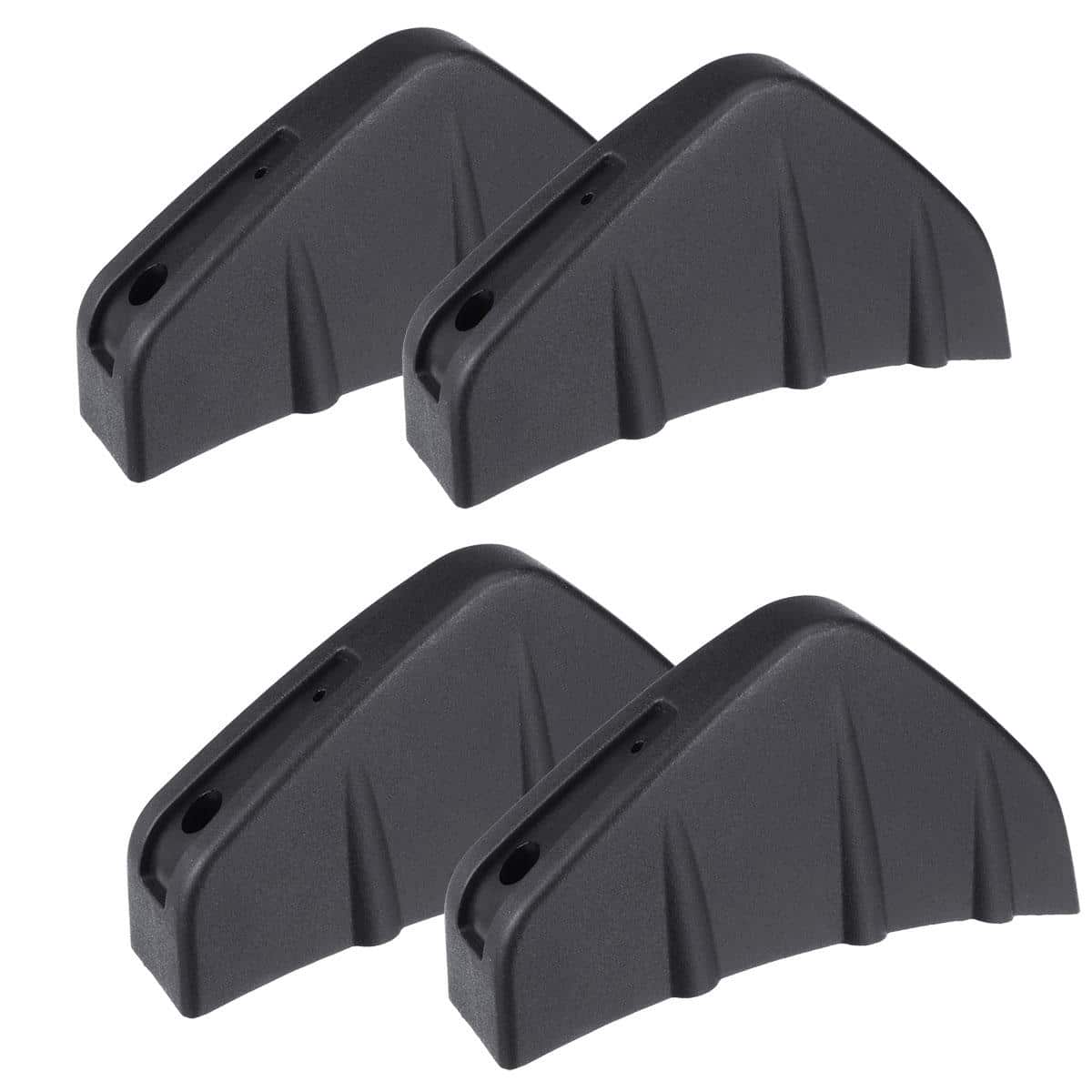 AVEX – Set 4 ornamente Tuning tip "SPLITTER" pentru bara spate, culoare Neagra