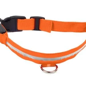 AVEX – Zgarda iluminata cu LED Orange, pentru caine sau pisica, AVX AG232C