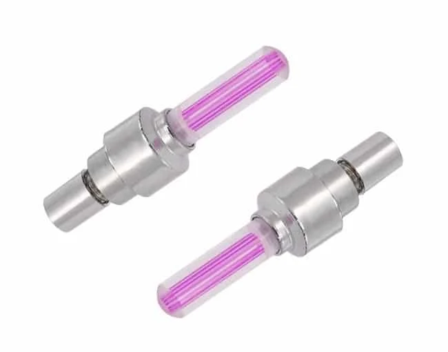 AVEX – Set 2 Capace Valva cu LED Roz, cu senzor de lumina si miscare