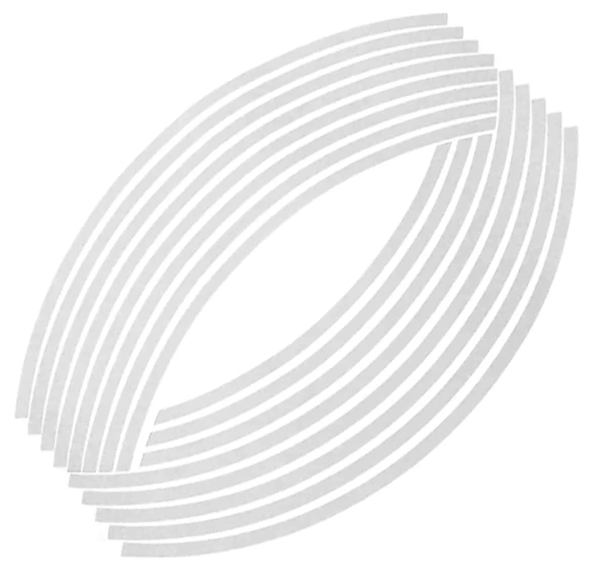 AVEX – Set 16 ornamente Reflectorizante pentru jante auto, moto, culoare Argintiu