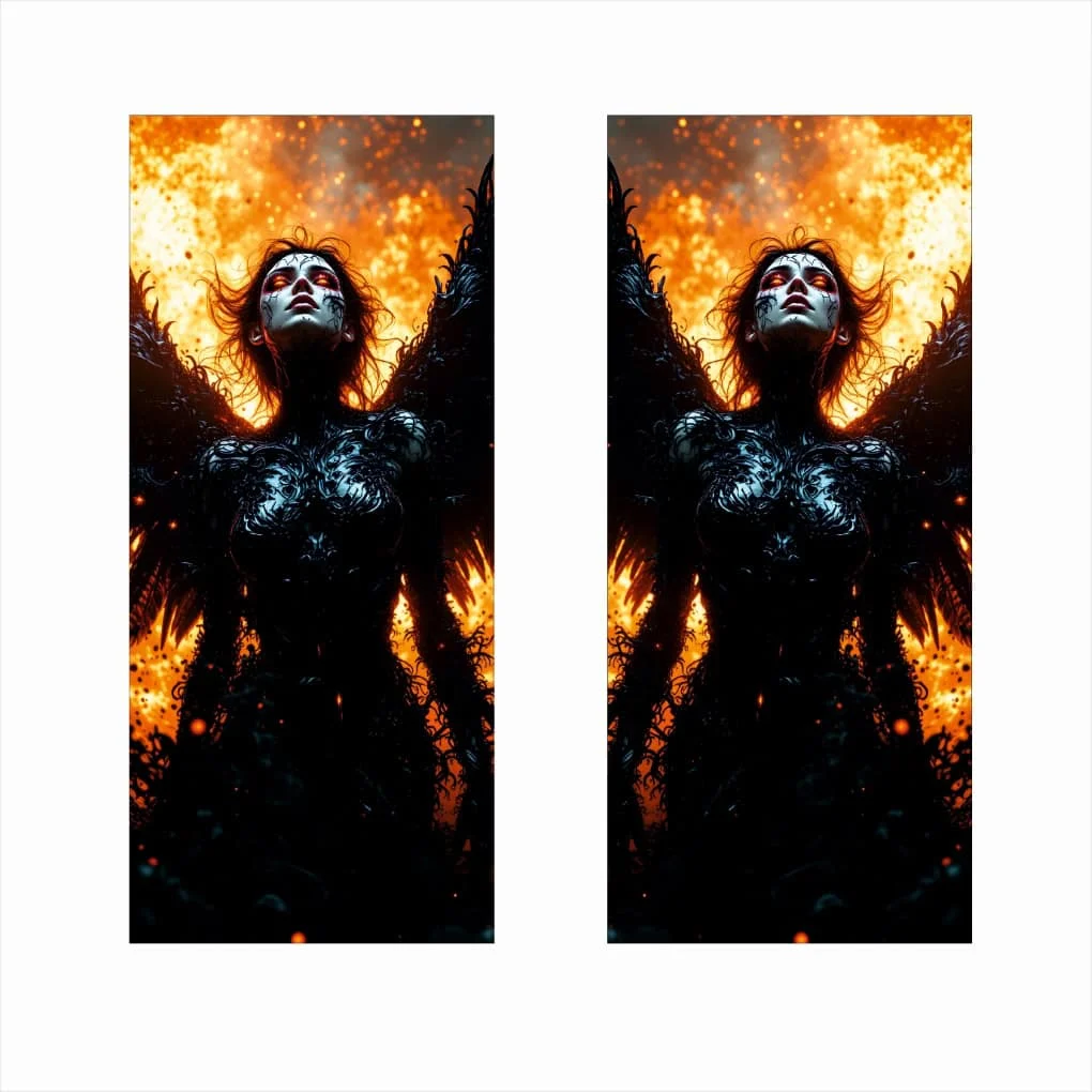 AVEX – Set 2 stickere decorative pentru stalpii usilor, print autoadeziv de inalta rezolutie, dimensine 2 buc x 50 x 22 cm , cod: AVX…