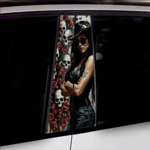 AVEX – Set 2 stickere decorative pentru stalpii usilor, print autoadeziv de inalta rezolutie, dimensine 2 buc x 50 x 22 cm , cod: AVX…