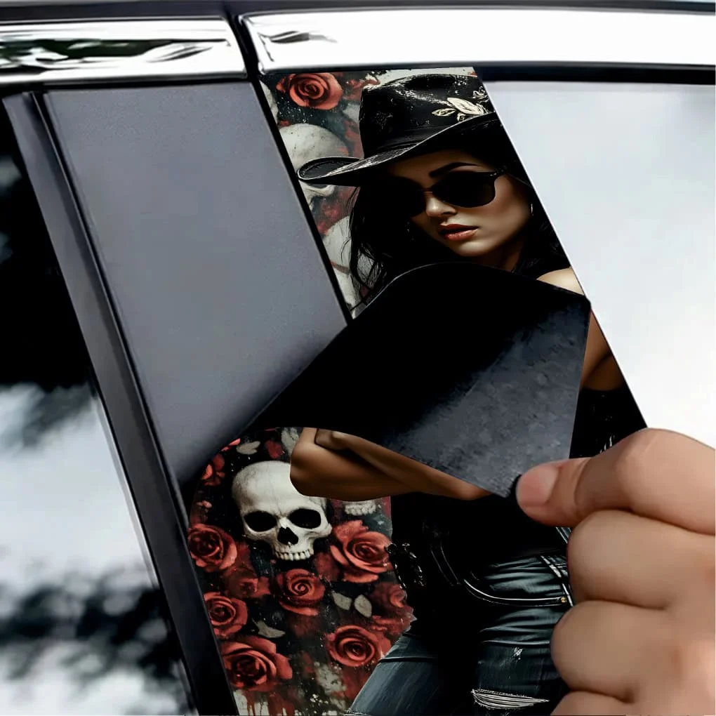 AVEX – Set 2 stickere decorative pentru stalpii usilor, print autoadeziv de inalta rezolutie, dimensine 2 buc x 50 x 22 cm , cod: AVX…