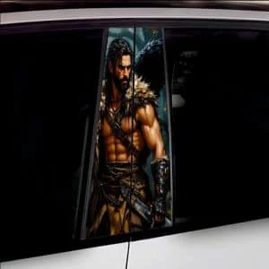 AVEX – Set 2 stickere decorative pentru stalpii usilor, print autoadeziv de inalta rezolutie, dimensine 2 buc x 50 x 22 cm , cod: AVX…