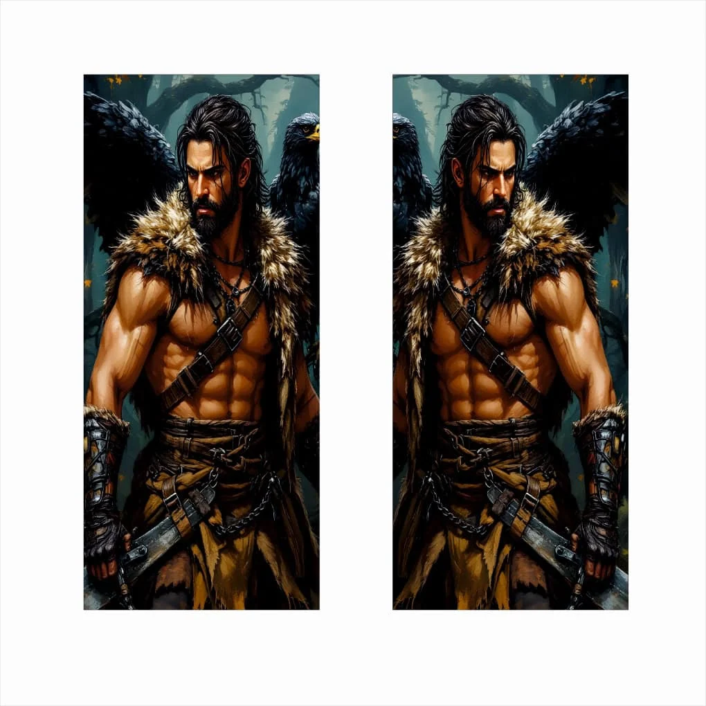 AVEX – Set 2 stickere decorative pentru stalpii usilor, print autoadeziv de inalta rezolutie, dimensine 2 buc x 50 x 22 cm , cod: AVX…