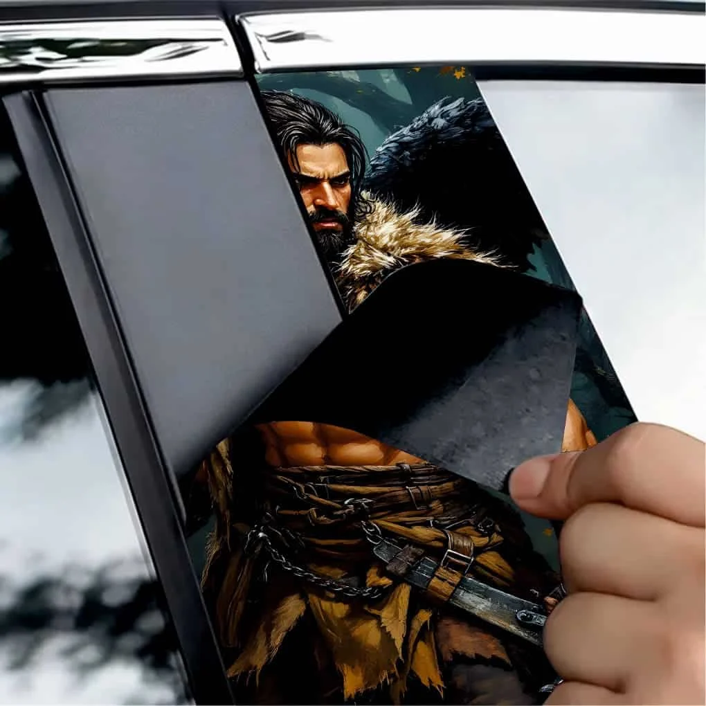 AVEX – Set 2 stickere decorative pentru stalpii usilor, print autoadeziv de inalta rezolutie, dimensine 2 buc x 50 x 22 cm , cod: AVX…