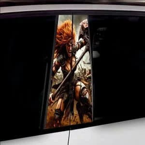 AVEX – Set 2 stickere decorative pentru stalpii usilor, print autoadeziv de inalta rezolutie, dimensine 2 buc x 50 x 22 cm , cod: AVX…