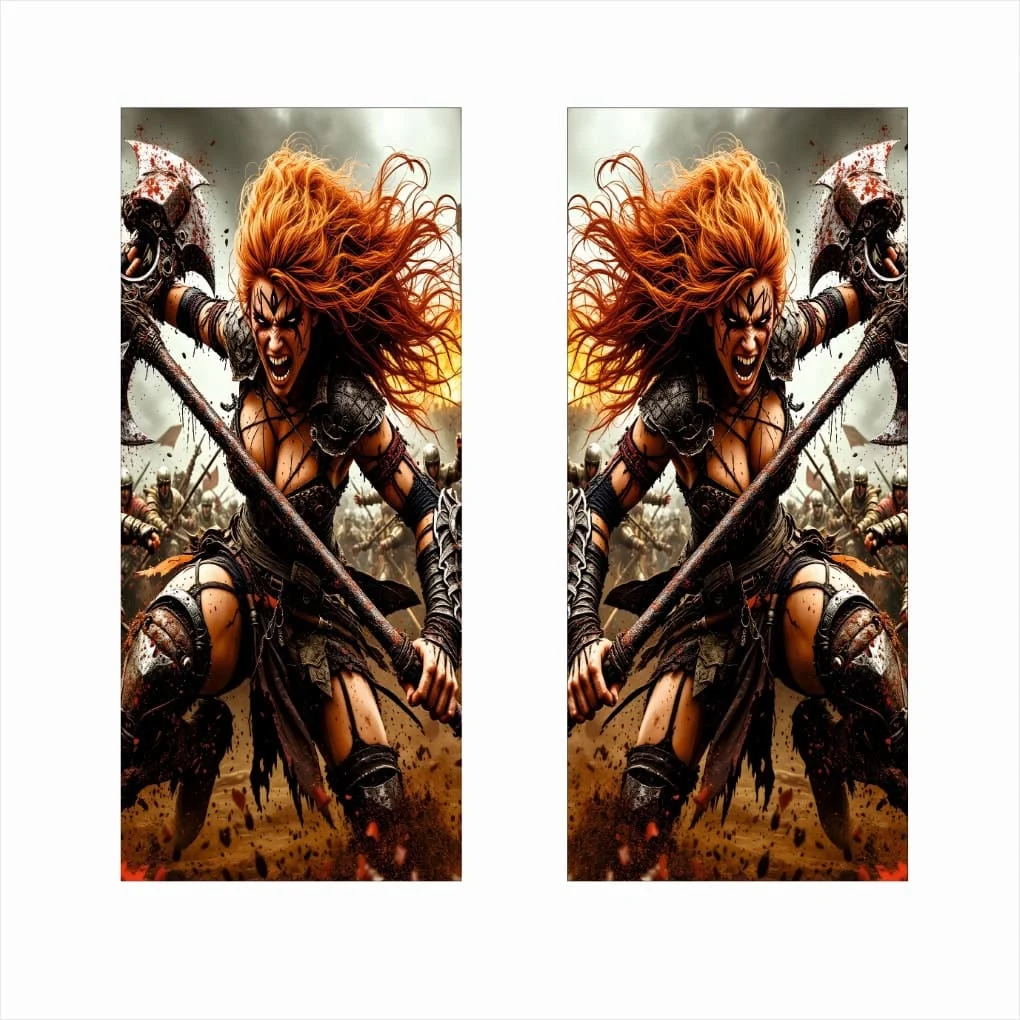 AVEX – Set 2 stickere decorative pentru stalpii usilor, print autoadeziv de inalta rezolutie, dimensine 2 buc x 50 x 22 cm , cod: AVX…
