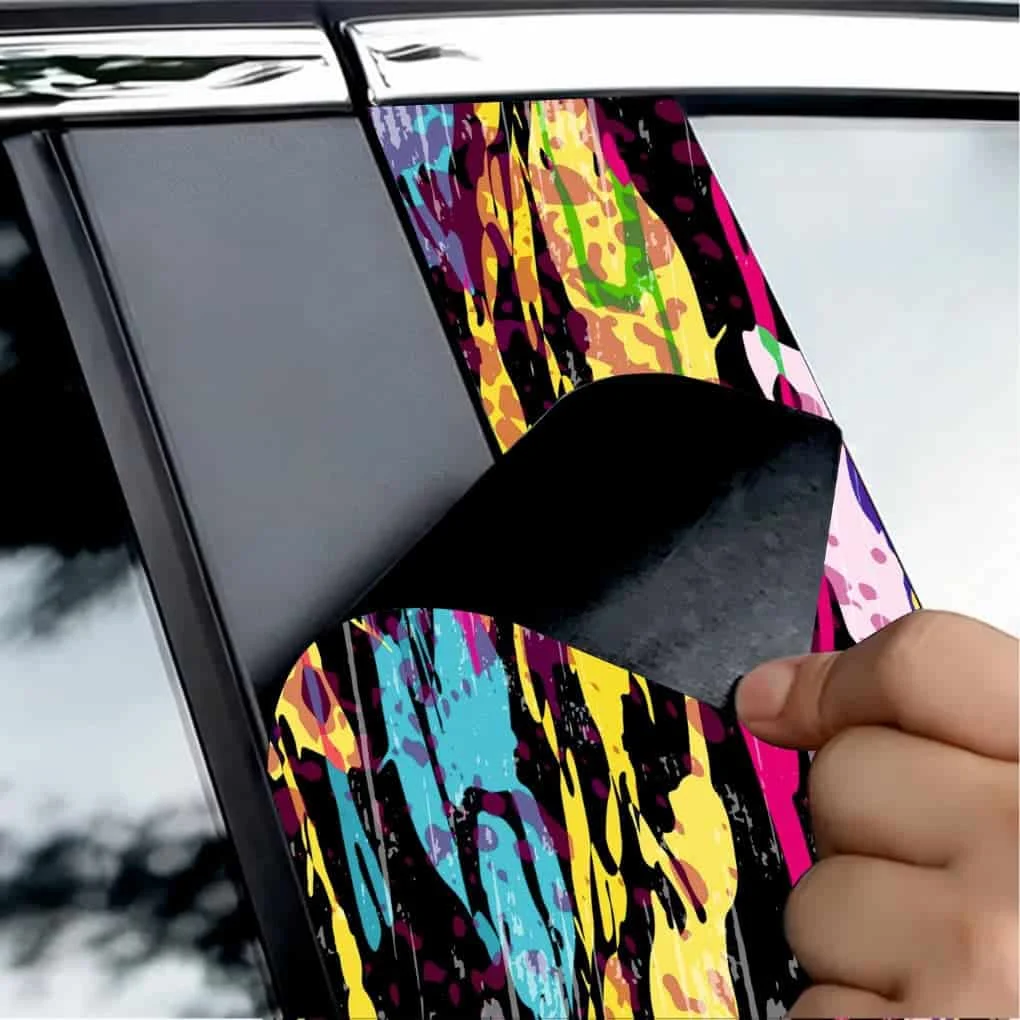 AVEX – Set 2 stickere decorative pentru stalpii usilor, print autoadeziv de inalta rezolutie, dimensine 2 buc x 50 x 22 cm , cod: AVX…