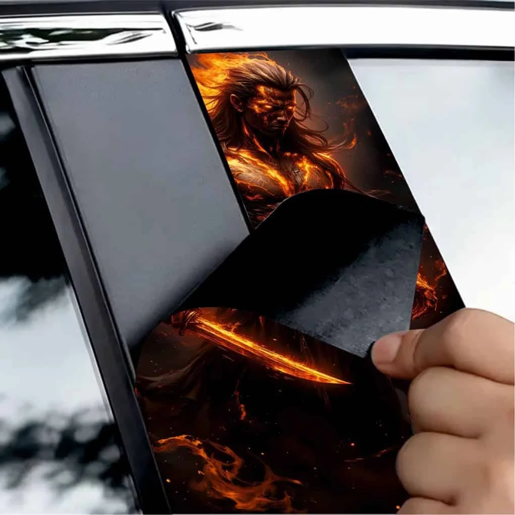 AVEX – Set 2 stickere decorative pentru stalpii usilor, print autoadeziv de inalta rezolutie, dimensine 2 buc x 50 x 22 cm , cod: AVX…
