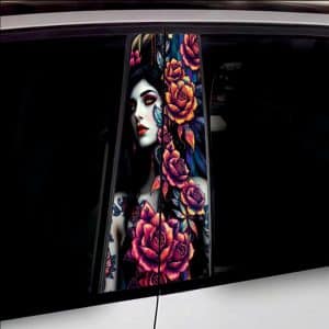 AVEX – Set 2 stickere decorative pentru stalpii usilor, print autoadeziv de inalta rezolutie, dimensine 2 buc x 50 x 22 cm , cod: AVX…