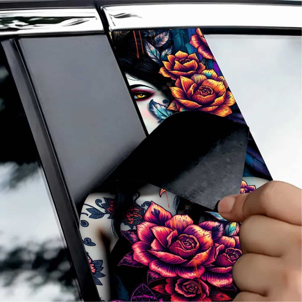 AVEX – Set 2 stickere decorative pentru stalpii usilor, print autoadeziv de inalta rezolutie, dimensine 2 buc x 50 x 22 cm , cod: AVX…
