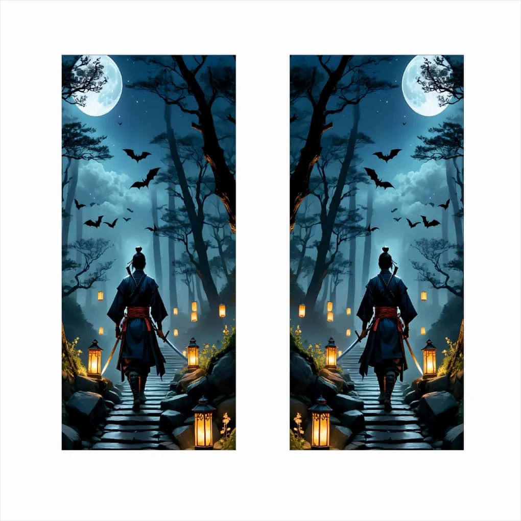 AVEX – Set 2 stickere decorative pentru stalpii usilor, print autoadeziv de inalta rezolutie, dimensine 2 buc x 50 x 22 cm , cod: AVX…