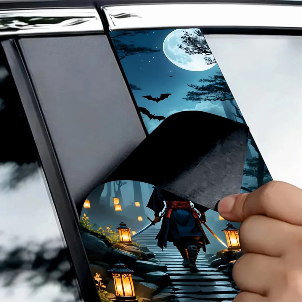 AVEX – Set 2 stickere decorative pentru stalpii usilor, print autoadeziv de inalta rezolutie, dimensine 2 buc x 50 x 22 cm , cod: AVX…