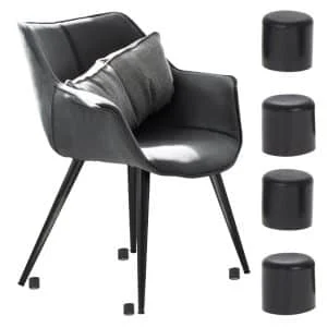 AVEX – Set 4 buc. protectii anti zgarieturi picioare scaun, diametru 22mm, culoare neagra