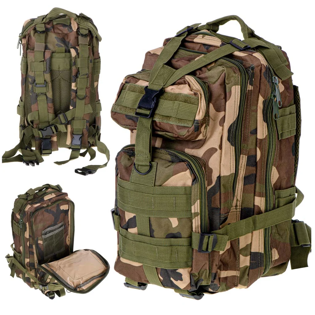 AVEX – Rucsac Tactic Militar, culoare CAMO, capacitate 25l