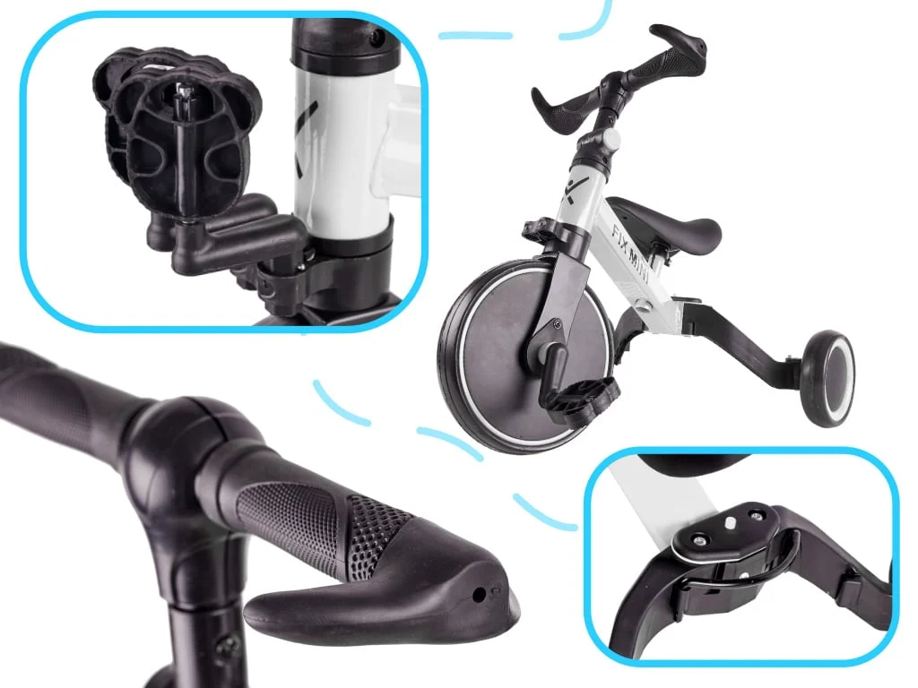 AVEX – Tricicleta TRIKE FIX MINI, 3in1 adaptabila, culoare Alba