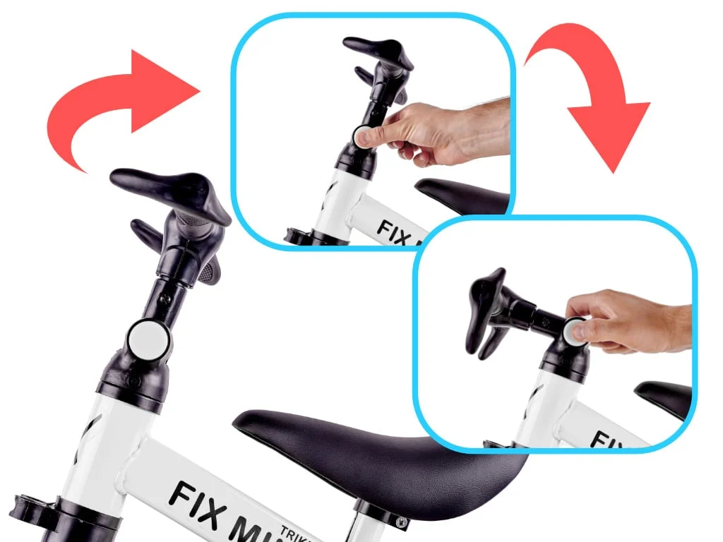 AVEX – Tricicleta TRIKE FIX MINI, 3in1 adaptabila, culoare Alba