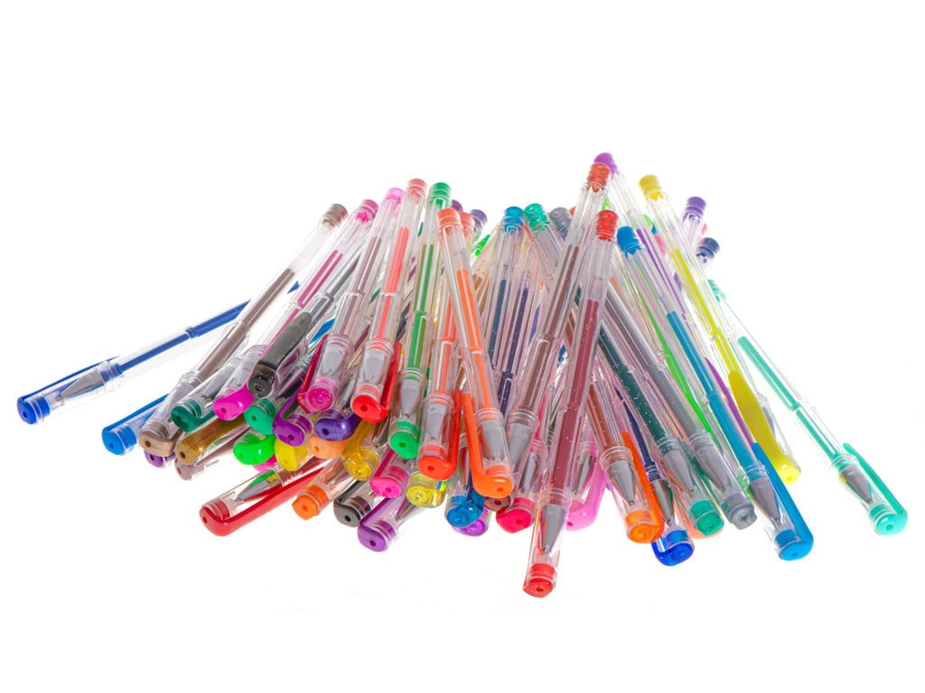 AVEX – Set 50 piese, Pixuri cu gel multicolor cu sclipici (glitter)