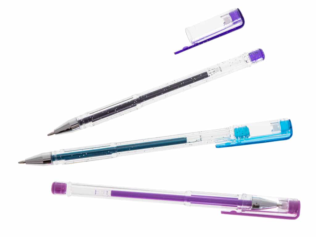 AVEX – Set 50 piese, Pixuri cu gel multicolor cu sclipici (glitter)