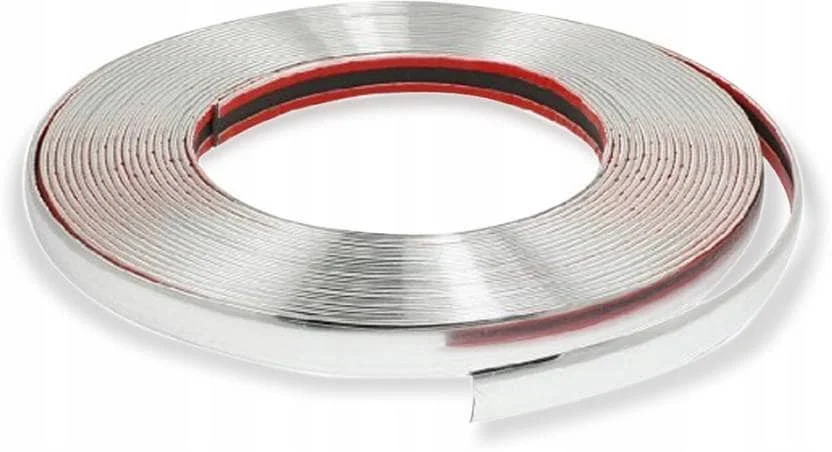 AVEX – Rola Ornament autoadeziv, 15mm x 15m, culoare Crom SILVER