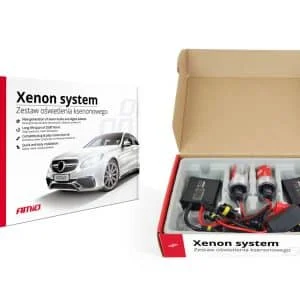 AMIO – Kit XENON AC model SLIM, compatibil H3, 35W, 9 16V, 4300K, destinat competitiilor auto sau off road