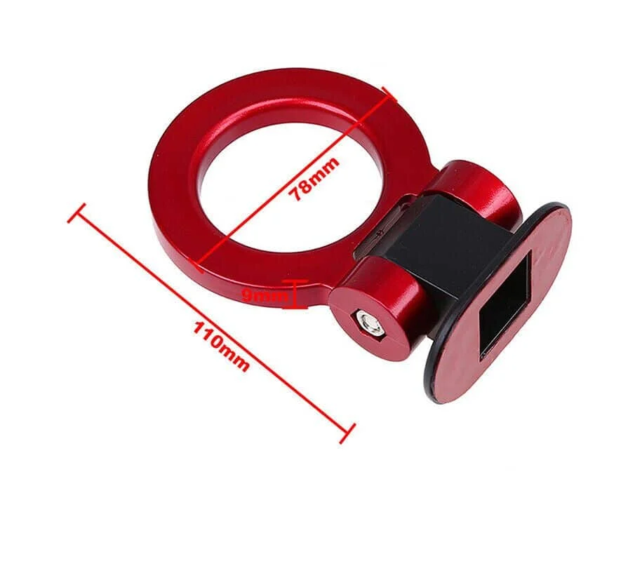 AVEX – Ornament carlig remorcare RACING SPORT NEGRU