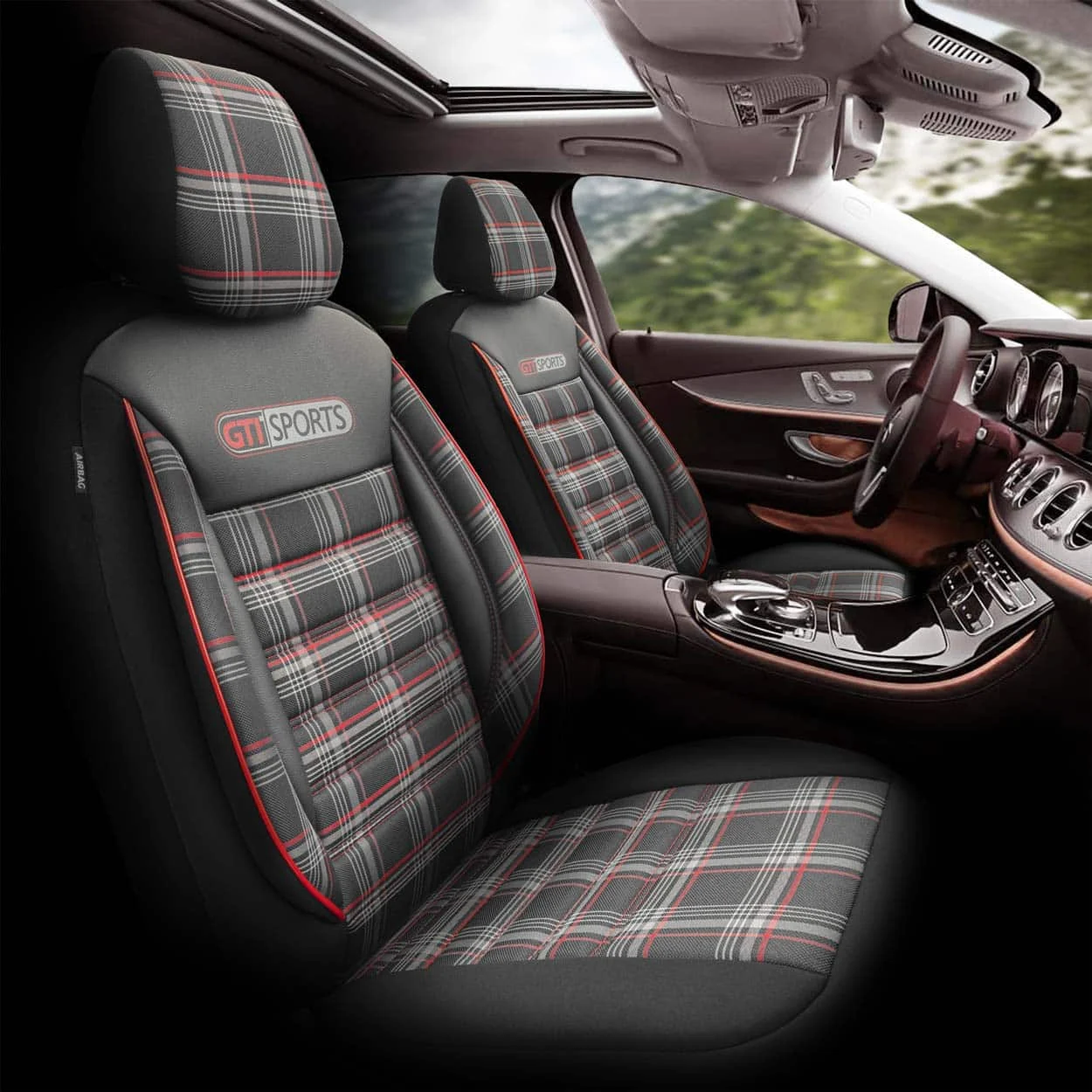 OTOM – Set huse scaun auto PREMIUM, Universale, nefractionate, OTOM GTI SPORT 801