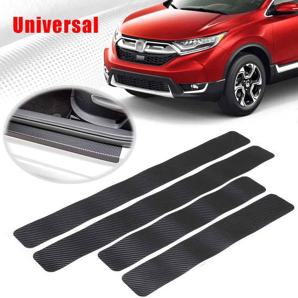 AVEX – Set 4 bucati protectie praguri Carbon 3D Universal culoare neagra