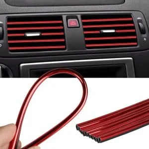 AVEX – Rola Ornament Auto de tip "U" pentru muchii sau grila ventilatie, 15m liniari, culoare Rosie