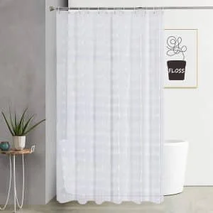 AVEX – Perdea de dus semitransparenta din PEVA, dimensiune 180 x 180 cm