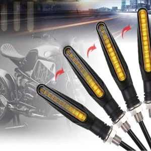 AVEX – Set 2 lampi Semnalizare Moto SECVENTIALA, cu 2 functii, pozitie si semnalizare, AVX ZD59B