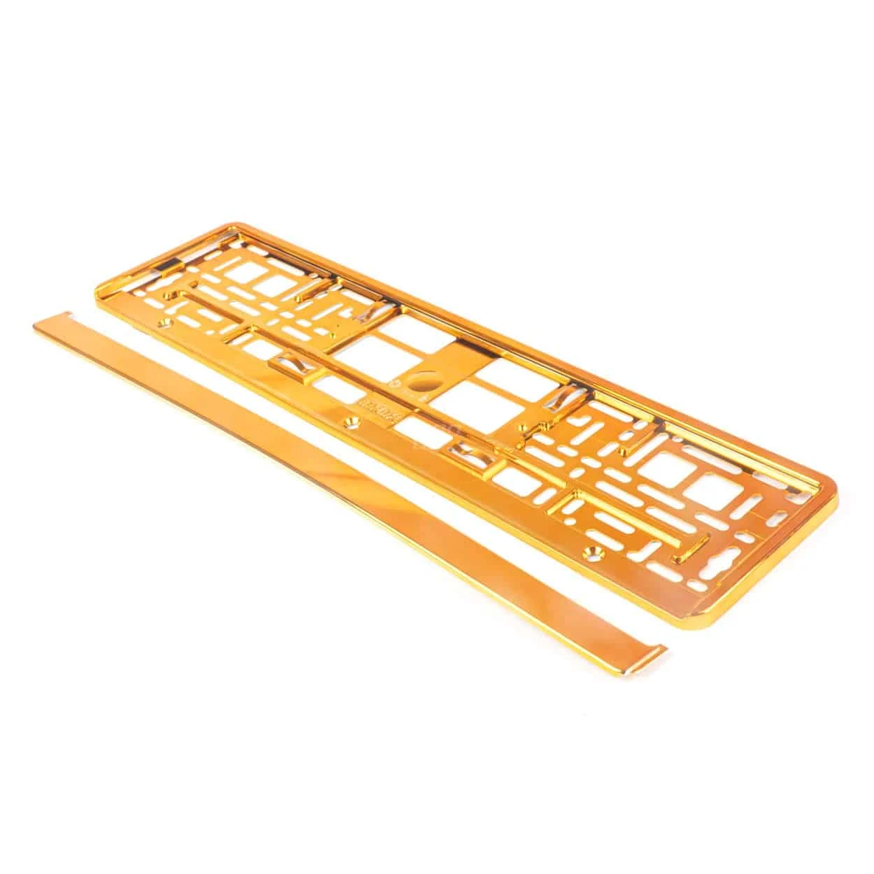 AMIO – Suport numar inmatriculare din plastic, calitate Premium, culoare ORANGE