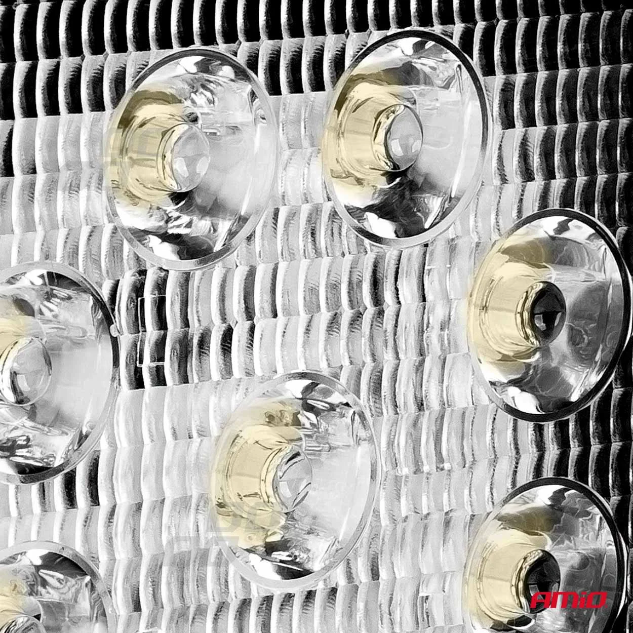 AMIO – Proiector LED pentru Off Road, ATV, SSV, culoare 6500K, LED FLOOD,, tensiune 9 36V, dimensiune, 110 x 110 mm