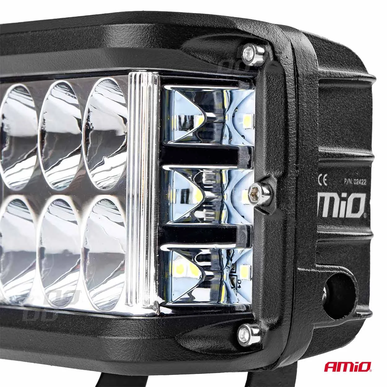AMIO – Proiector LED pentru Off Road, ATV, SSV, culoare 6500K, cu doua functii, tensiune 9 36V, dimensiune, 110 x 75 mm